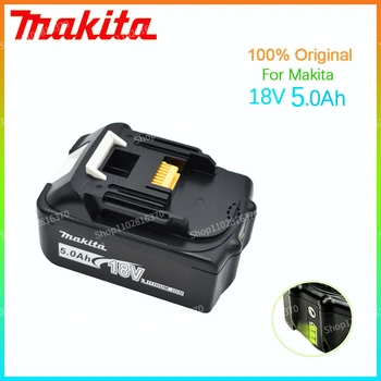 18 от 5000 ма Makita BL1815 100% Оригинален BL1830 BL1860 BL1840 194205-3 Литиево-Йонна Батерия, Сменяеми батерии За електрически инструменти