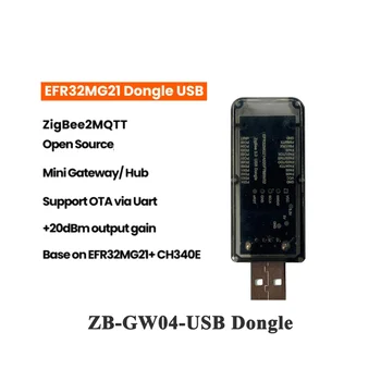 ZigBee 3.0 Silicon Labs Mini EFR32MG21 Универсален Концентратор с отворен код Портал USB Ключ с Чип-Модул ZHA NCP Home Асистент