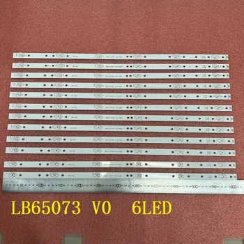 6LED Led Лента осветление за Hisense H65AE6000 H65A6100 H65A6140 H65AE6100 Sharp LC-65Q6020U JL.D65061330-365AS-M LB65073 V0