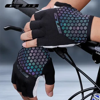 Велосипедни ръкавици GUB с полупальцами, удароустойчив износоустойчиви дишащи МТБ, спортни ръкавици за пътят мотори, мъжко дамско кормило екипировка