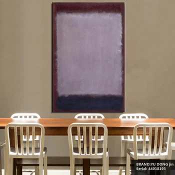 Натюрморт на Марк Ротко, класическата живопис с маслени бои, рисуване, платно, без рамка, восъчни действие, картина от ръчно изработени холограма