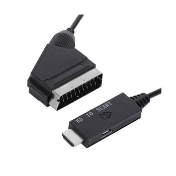 Съвместим с HDMI кабел, Scart, 1 М Аудио/Видео Конвертор Съвместим с HDMI конвертор Scart HD