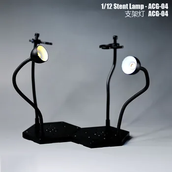 Фигурка в мащаб 1/12, стент, настолна лампа със светлинен аксесоар за 6 инча, статуетка, аксесоари за сцена