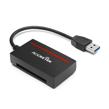 Rocketek CFast 2.0 Четец USB 3.0 адаптер SATA CFast 2.0 Карта и 2,5-инчов Твърд диск HDD / Четене на Запис на SSD и CFast Карта
