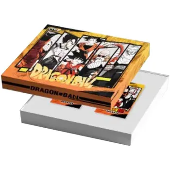 1 КУТИЯ за карти Dragon Ball, бустер, кутия с характер аниме Саяман, рядка луминесцентна ръчно рисувани, Q версия, колекция от пощенски картички с бродерия