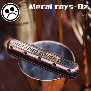 Метални играчки Dz TopD притискателния слайдер пръчки за тестото пържени немагнитная механичен дизайн въртящи се декомпрессионные играчки EDC