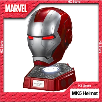 Електронен каска Marvel MK5 Iron man 1:1 Дистанционно гласово сензорно управление Маска за cosplay Ironman подарък за рождения си ден