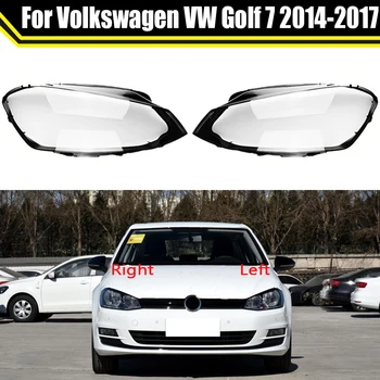 Капак фарове, лампа, прозрачна обвивка, лампа, капак фарове, обектив за Volkswagen VW Golf 7 2014 2015 2016 2017