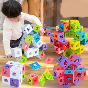 Детска играчка-непоседа Cubo MagicoPuzzle Magic Cube, образователни играчки-пъзели, образователни играчки-пъзели