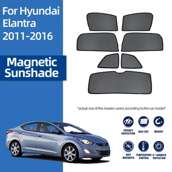 За Hyundai Elantra MD AVANTE 2010-2016 Предното Предното Стъкло на Колата на сенника Щит Задното Странично Прозорец на сенника Магнитна Завеса