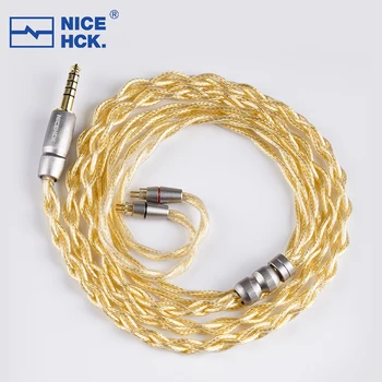 NiceHCK 7NBEE 7N мед с висока проводимост + 7N посеребренный кабел OCC HIFI IEM 3.5/2.5/4.4 мм MMCX/2Pin за Yume Ultra S12 PRO MK4