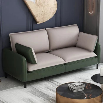 Секционни дивани за всекидневна Акцент минималистичен комфорт Модерни диванные дивани Loveseat 2-местна мебели за дома, с възможност за сгъване на облегалката Sillon MQ50SF
