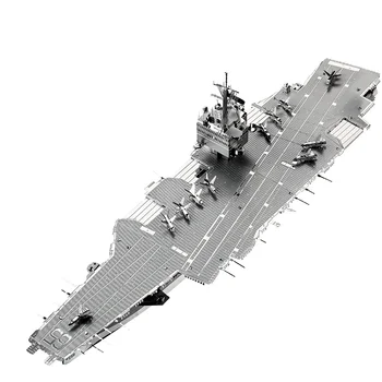 MMZ МОДЕЛ Piececool 3D Метален Пъзел USS ENTERPRISE CVN-65 САМ да Събере Модел Комплекти Лазерно Рязане Пъзел Строителни Подарък Играчка за възрастни