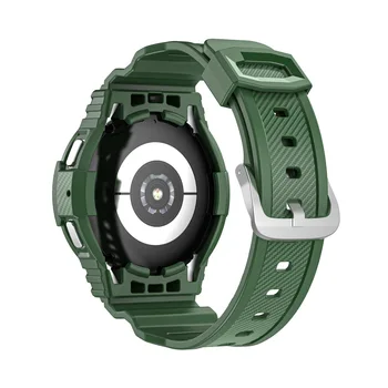 Каишка от въглеродни влакна за Samsung Galaxy Watch 4 каишка correa аксесоари за умен часа Здрав калъф от TPU + гривна Galaxy Watch 4 20 мм