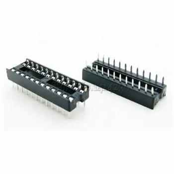 10шт 24-пинови конектори DIP IC Адаптер Тип спойка на 24-пинов DIP-24