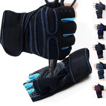 Ръкавици за фитнес, ръкавици за вдигане на тежести, ръкавици за бодибилдинг, спортни упражнения, велосипедни ръкавици за мъже и жени