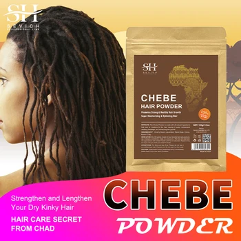 Пудра на прах Chebe От Chad 100% Естествена За растежа на нова коса, Подобрява Плътността на косата, Подхранва Фоликулите, Овлажнява Къдрава Волосы100 г