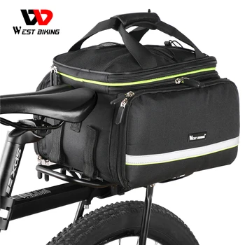 WEST BIKING Чанта за носене на велосипед водоустойчив 20-30 л Многофункционални пътни чанти голям капацитет, с дождевиком Аксесоари за велосипеди