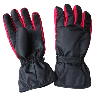 Непромокаеми ръкавици с топъл, работещи на батерии, за лов на мотоциклет, зимни топло