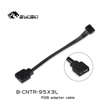 Bykski B-CNTR-95X3L B-CNTR-95X4L 5V 3PIN ARGB RBW/12V 4PIN RGB дънна Платка за ASUS AURA MSI адаптер cables10cm