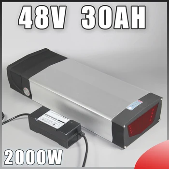 Батерия за электровелосипеда 48v 30Ah NCR18650B клетка за bbshd 1000W Батерия за электровелосипеда с led лампа с USB порт