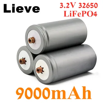 32650 акумулаторна батерия Lifepo4 капацитет 9000 mah 3.2 В Lifepo4, професионална литиево-желязо-фосфатная акумулаторна батерия с винт + безплатна доставка