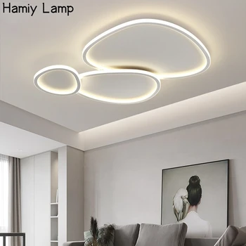 Модерен led тавана лампа, просто атмосферното осветление, креативна декоративна лампа, интелигентен, лампа за дневна, спалня, кухня